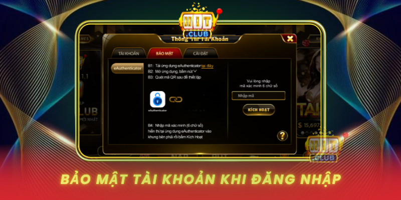 Bao Mat Tai Khoan Khi Dang Nhap