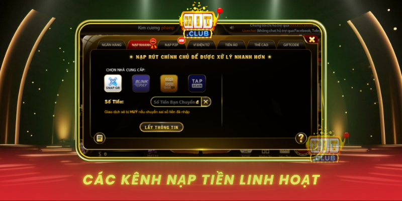 Cac Kenh Nap Tien Linh Hoat