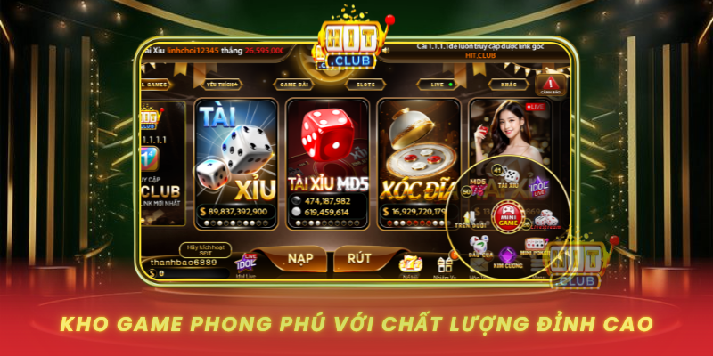 Kho Game Phong Phu Voi Chat Luong Dinh Cao