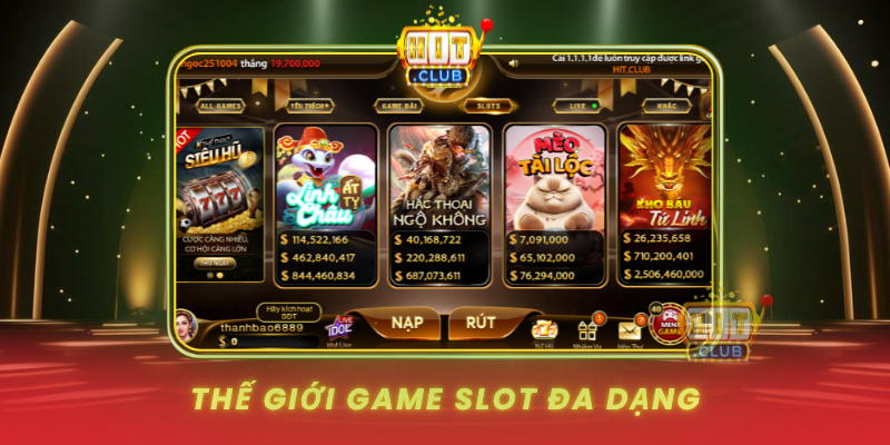 The Gioi Game Slot Da Dang